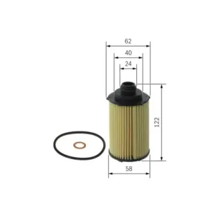 BOSCH F026407348 Filtro de aceite