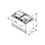 BOSCH 0092S4E410 Batería de arranque