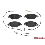 BREMBO P61071 Juego de pastillas de freno