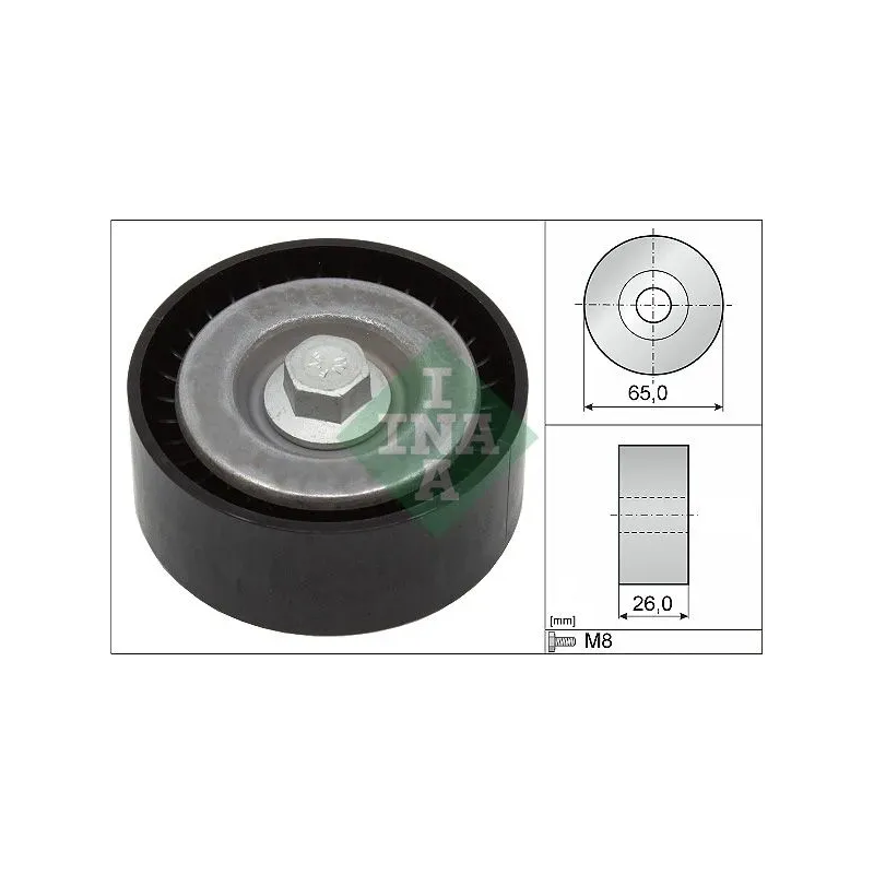 Schaeffler INA 532062110 Polea inversión/guía, correa poli V