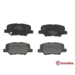 BREMBO P61111 Juego de pastillas de freno