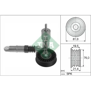 Schaeffler INA 534001410 Tensor de correa, correa poli V