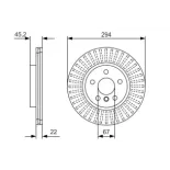 BOSCH 0986479C91 Disco de freno (Unidad)