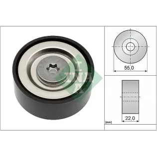 Schaeffler INA 532072010 Polea inversión/guía, correa poli V