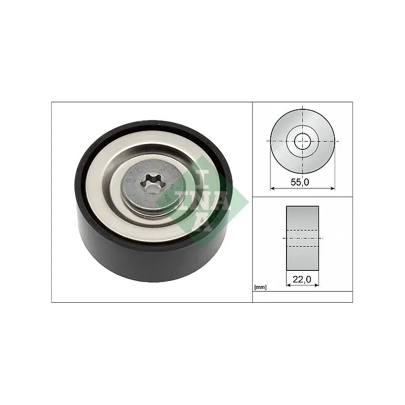 Schaeffler INA 532072010 Polea inversión/guía, correa poli V