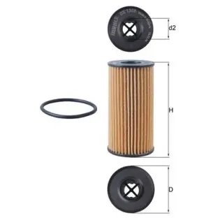 MAHLE OX1308D Filtro de aceite