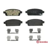 BREMBO P59087 Juego de pastillas de freno