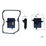 MAHLE HX267D Filtro hidráulico, transmisión automática