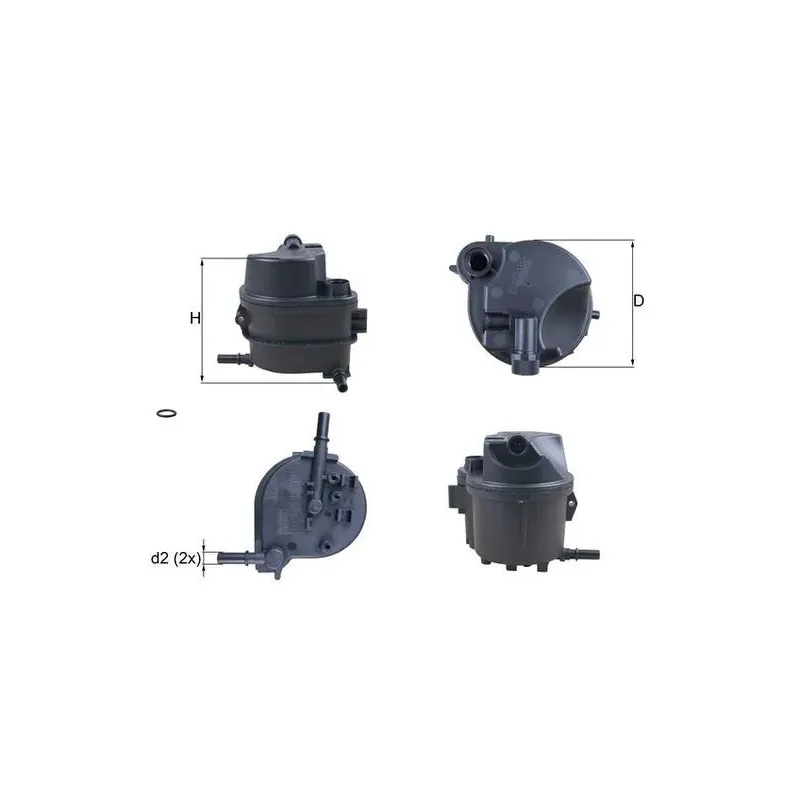 MAHLE KL777D Filtro combustible