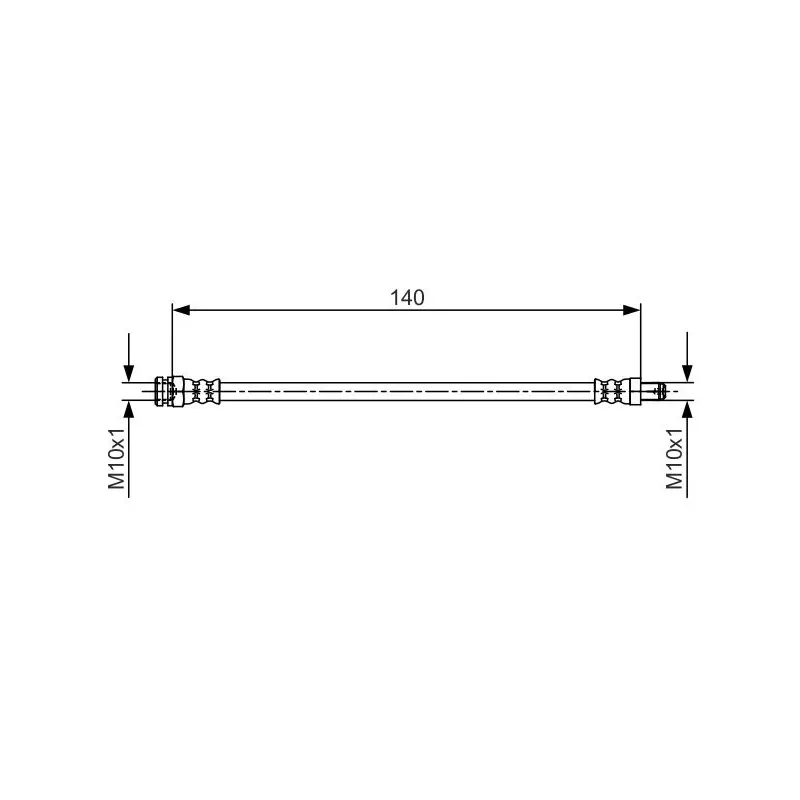 BOSCH 1987481706 Tubo flexible de frenos