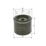BOSCH F026407200 Filtro de aceite