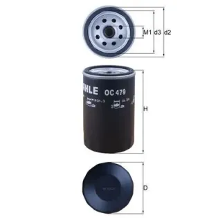 MAHLE OC479 Filtro de aceite
