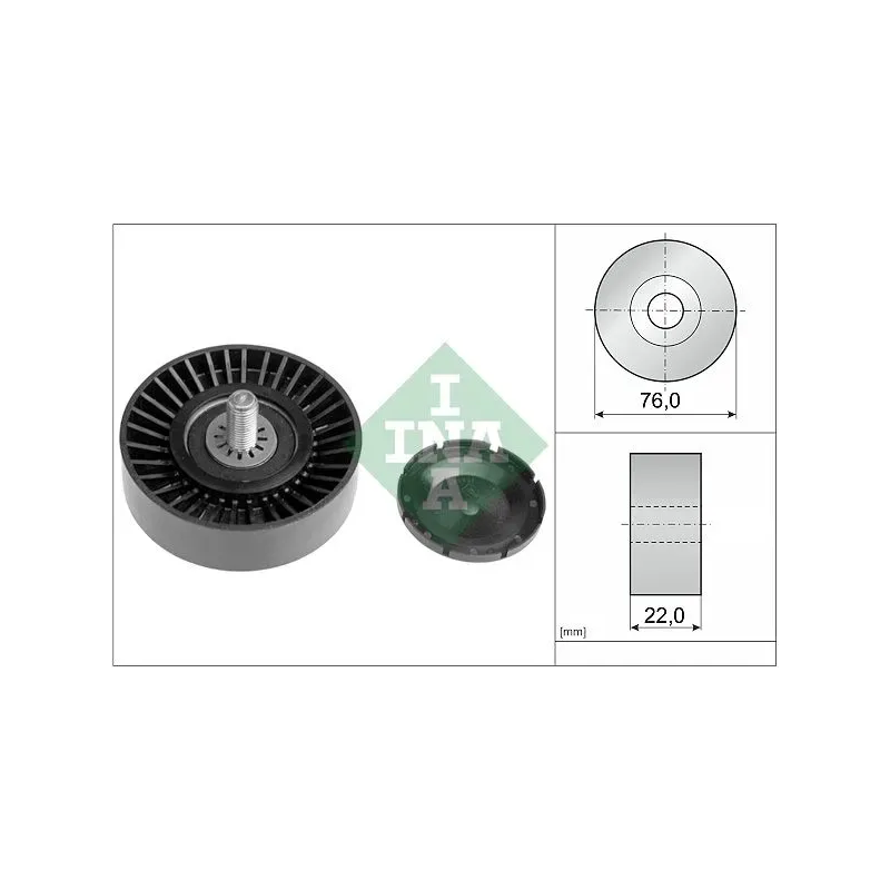 Schaeffler INA 532032310 Polea inversión/guía, correa poli V