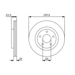 BOSCH 0986479R89 Disco de freno (Unidad)