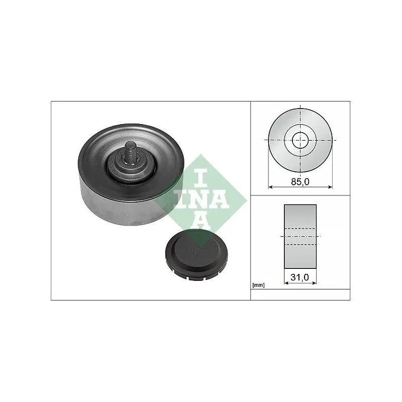 Schaeffler INA 532056910 Polea inversión/guía, correa poli V