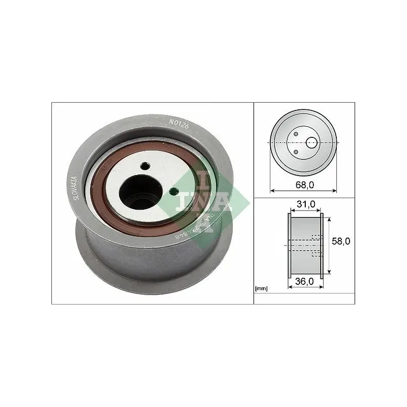 Schaeffler INA 532032910 Polea inversión/guía, correa distribución