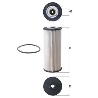 MAHLE OX1236D Filtro de aceite