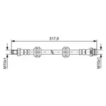 BOSCH 1987481731 Tubo flexible de frenos