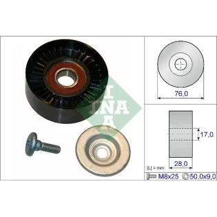 Schaeffler INA 532064810 Polea inversión/guía, correa poli V