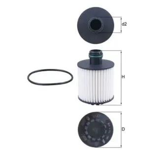 MAHLE OX1171D Filtro de aceite