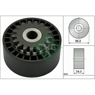 Schaeffler INA 531074410 Polea tensora, correa poli V