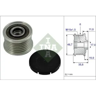 Schaeffler INA 535001610 Rueda libre alternador