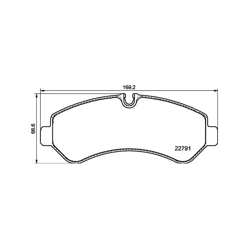 BREMBO P50150 Juego de pastillas de freno