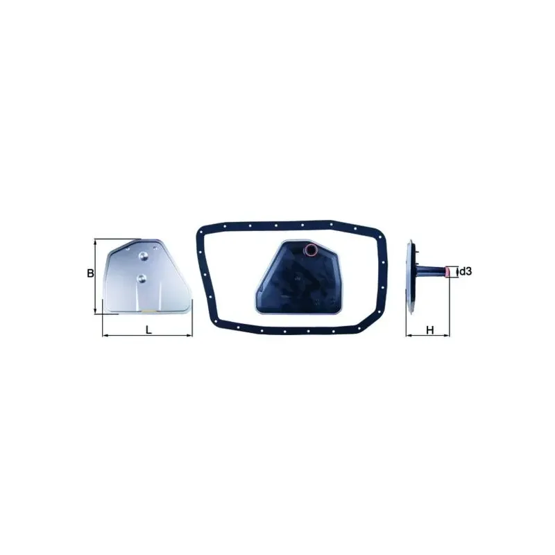 MAHLE HX162D Filtro hidráulico, transmisión automática