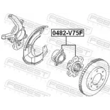 FEBEST 0482-V75F Buje de rueda
