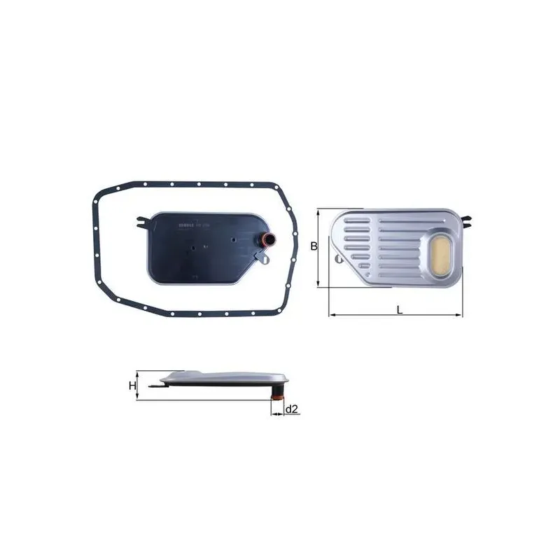 MAHLE HX239D Filtro hidráulico, transmisión automática