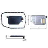 MAHLE HX239D Filtro hidráulico, transmisión automática