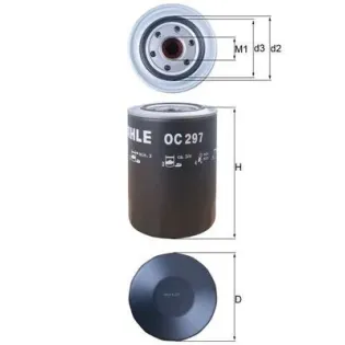 MAHLE OC297 Filtro de aceite