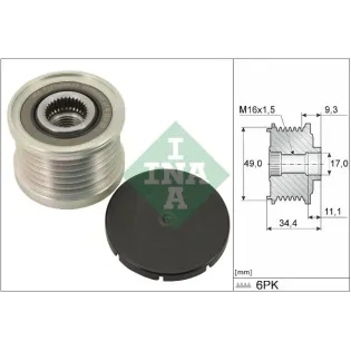 Schaeffler INA 535007510 Rueda libre alternador