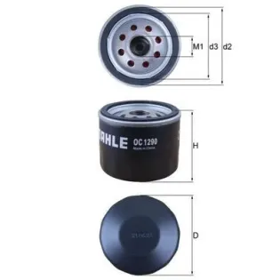 MAHLE OC1290 Filtro de aceite