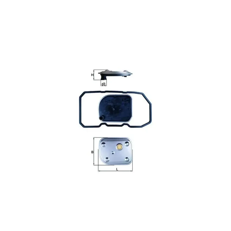 MAHLE HX158D Filtro hidráulico, transmisión automática