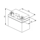 BOSCH 0986122607 Batería de arranque