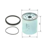 BOSCH 1457434448 Filtro combustible