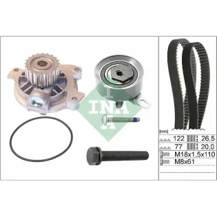 Schaeffler INA 530040630 Bomba de agua + kit correa distribución