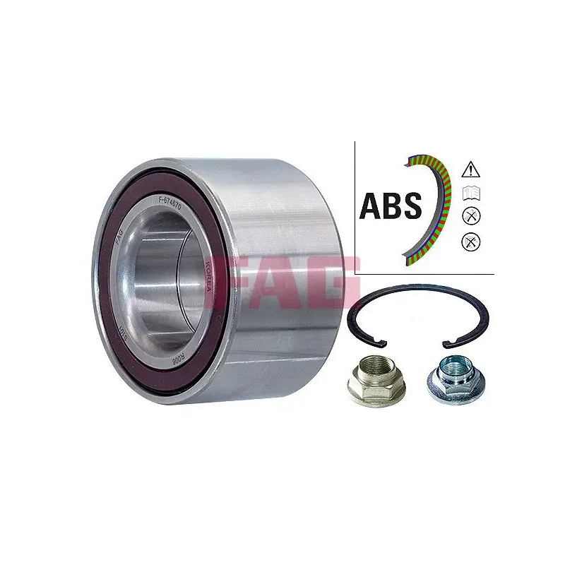 Schaeffler FAG 713615740 Juego de cojinete de rueda