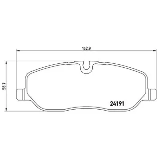 BREMBO P44014 Juego de pastillas de freno