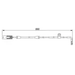 BOSCH 1987474958 Contacto de aviso, desgaste de los frenos