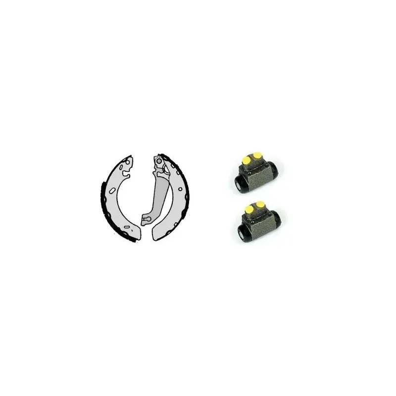 BREMBO H24055 Juego de zapatas de frenos