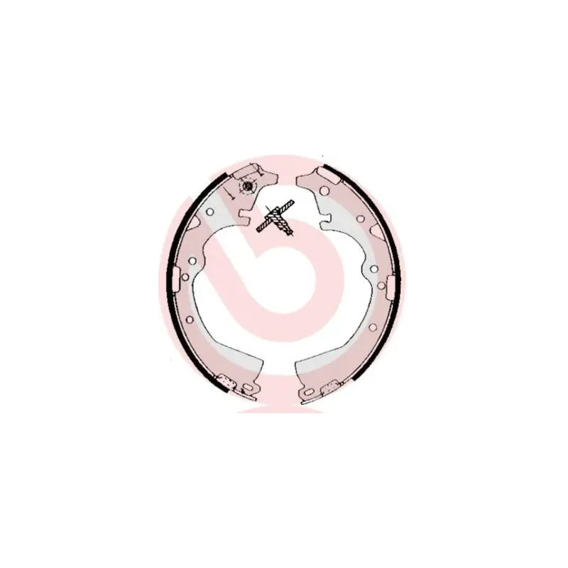 BREMBO S83511 Juego de zapatas de frenos