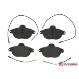 BREMBO P61055 Juego de pastillas de freno