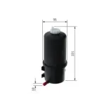 BOSCH F026402853 Filtro combustible