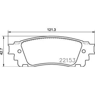 BREMBO P83166 Juego de pastillas de freno