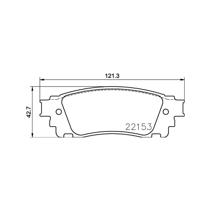 BREMBO P83166 Juego de pastillas de freno