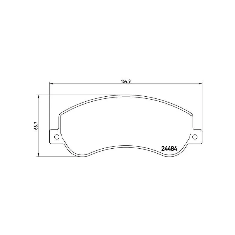 BREMBO P85115 Juego de pastillas de freno