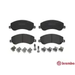 BREMBO P85115 Juego de pastillas de freno