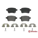 BREMBO P23156 Juego de pastillas de freno